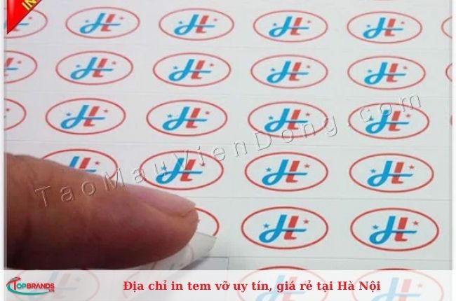 Địa chỉ in tem vỡ giá rẻ tại Hà Nội