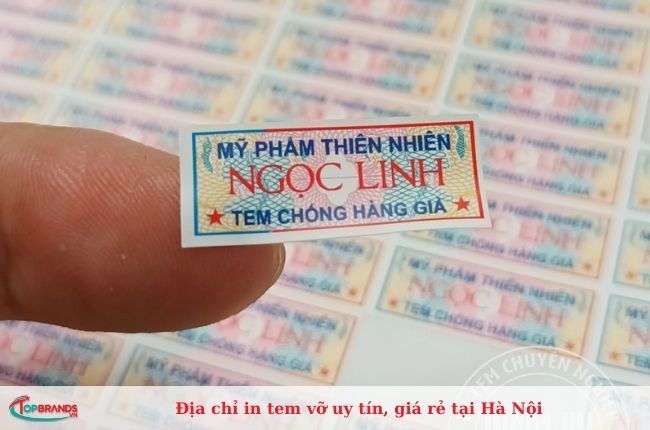 Nơi in tem vỡ uy tín tại Hà Nội