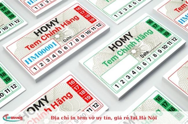 Công ty in tem vỡ chất lượng hàng đầu Hà Nội