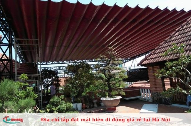 Địa chỉ lắp đặt mái hiên di động giá rẻ tại Hà Nội