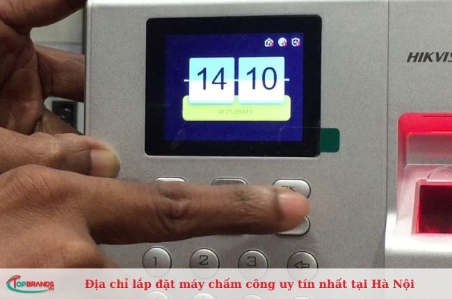 Nơi lắp đặt máy chấm công uy tín nhất tại Hà Nội
