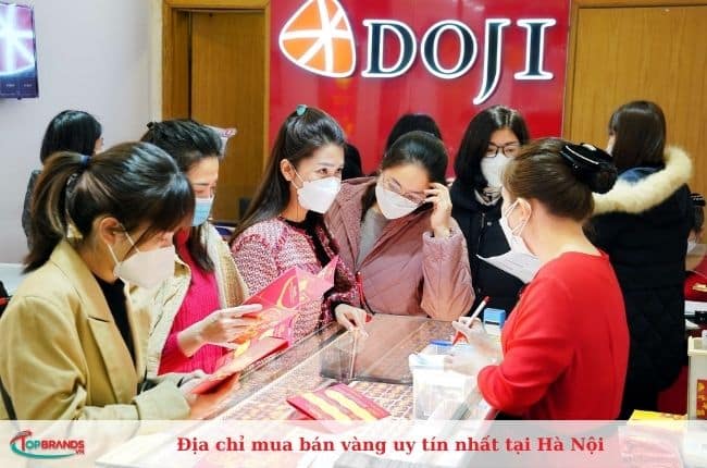 Địa chỉ mua bán vàng Hà Nội uy tín nhất