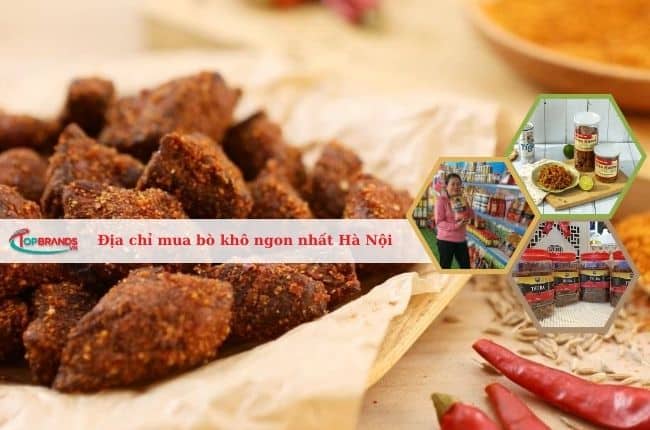 Địa chỉ mua bò khô ngon nhất Hà Nội