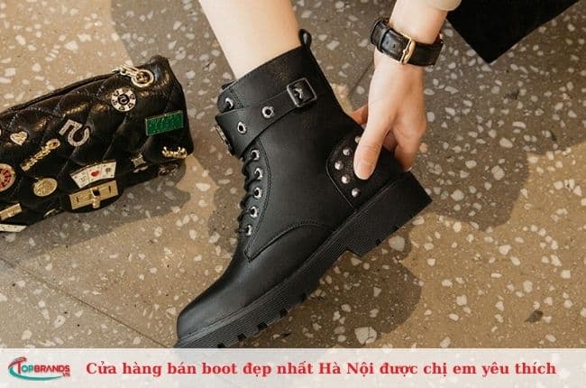 Cửa bán bán giày boot đẹp tại Hà Nội