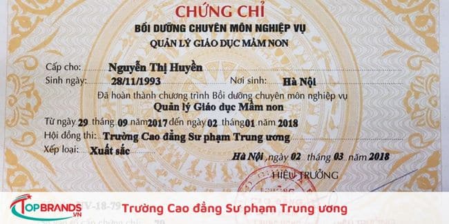 Các trường học quản lý mầm non tốt nhất Hà Nội