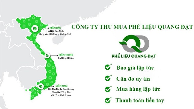 Phế Liệu Quang Đạt – Cơ sở thu mua phế liệu tận nơi, giá cao trên toàn quốc