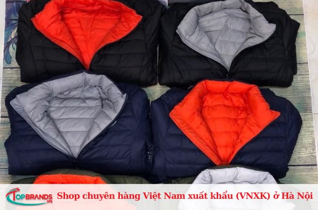 Cửa hàng quần áo Việt Nam xuất khẩu Hà Nội uy tín và chất lượng