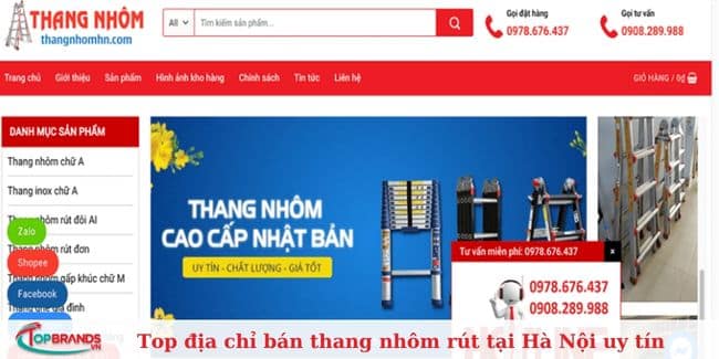 Thang Nhôm Hà Nội Giá Rẻ