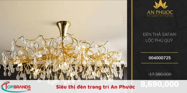 Các cửa hàng đèn chùm giá rẻ tại Hà Nội