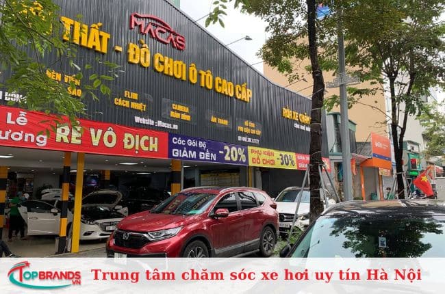Trung tâm chăm sóc xe hơi Hà Nội Macas uy tín và chất lượng