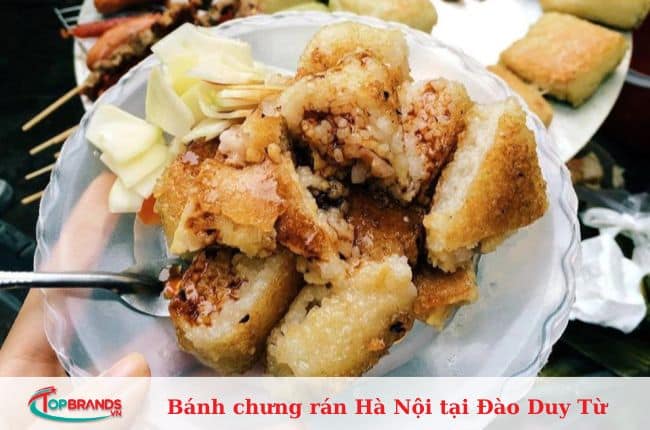 địa chỉ thưởng thức bánh chưng rán Hà Nội ngon nhất