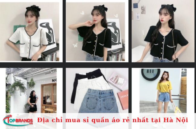 Địa chỉ mua sỉ quần áo tại Hà Nội uy tín và giá rẻ