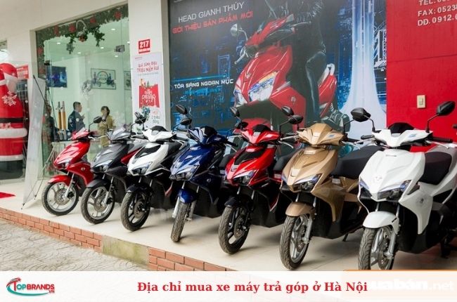 Nơi mua xe máy trả góp tốt nhất ở Hà Nội