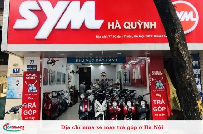 Địa chỉ mua xe máy trả góp ở Hà Nội uy tín, chất lượng