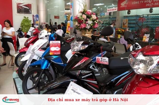 Mua xe máy trả góp uy tín nhất ở Hà Nội