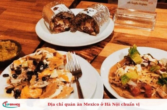 Địa điểm quán ăn Mexico tốt nhất tại Hà Nội