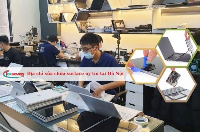 Địa chỉ sửa chữa, thay thế phụ kiện, màn hình surface Hà Nội uy tín, giá tốt