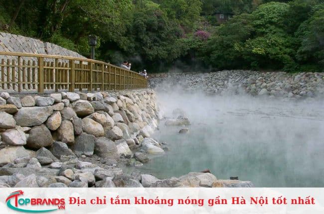 Khu tắm khoáng nóng gần Hà Nội với giá cả phải chăng