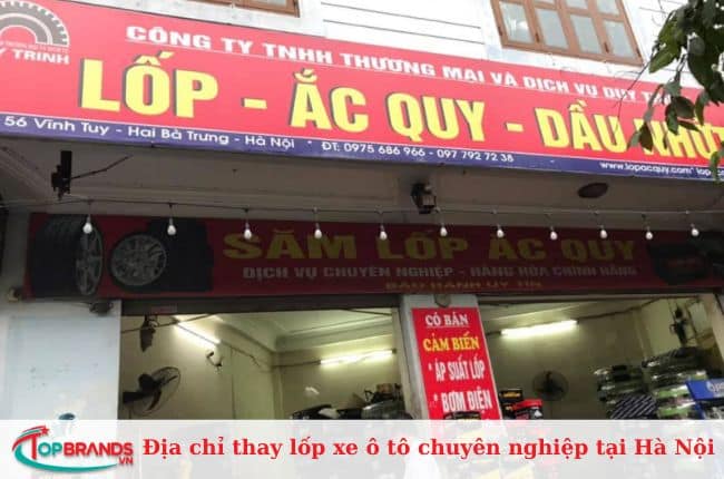 Địa chỉ thay lốp xe ô tô tại Hà Nội uy tín và chất lượng