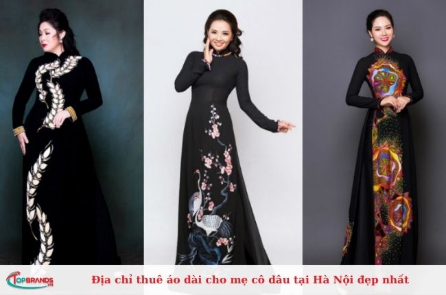 Nơi thuê áo dài cho mẹ cô dâu giá tốt tại Hà Nội