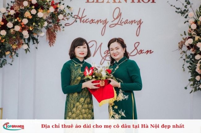  Địa chỉ thuê áo dài cho mẹ cô dâu nổi tiếng tại Hà Nội