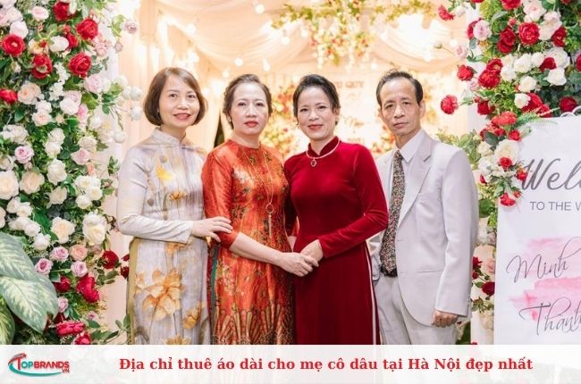  Địa chỉ thuê áo dài cho mẹ cô dâu giá rẻ tại Hà Nội