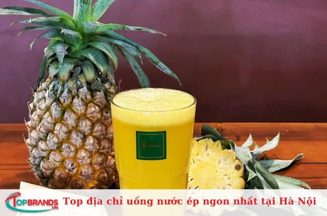 Địa chỉ uống nước ép tại Hà Nội