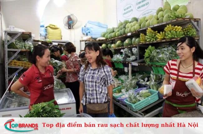 Cửa hàng rau bác Tôm