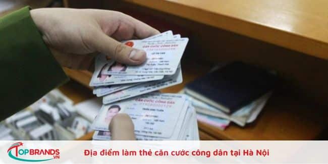 Địa chỉ làm thẻ căn cước công dân ở Hà Nội