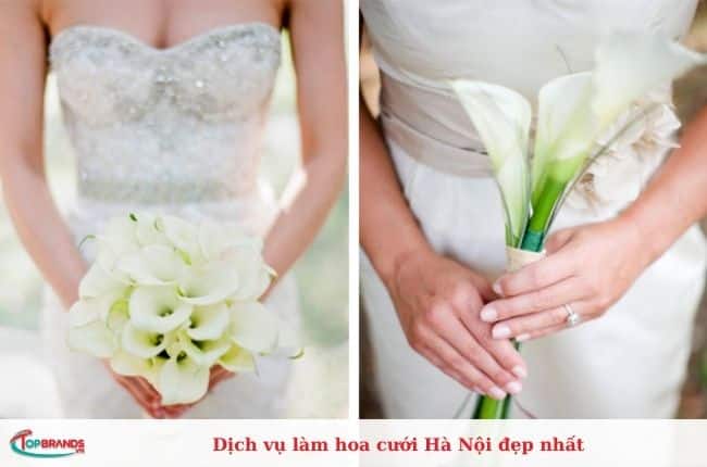 Cửa hàng làm hoa cưới Hà Nội nhanh chóng, giá tốt