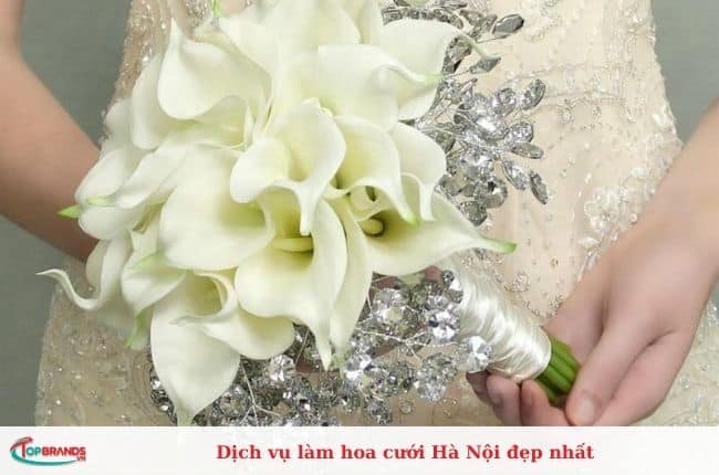 Shop làm hoa cưới Hà Nội đẹp, giá cả hợp lý