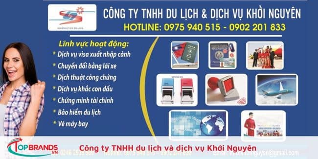 Công ty TNHH du lịch và dịch vụ Khởi Nguyên