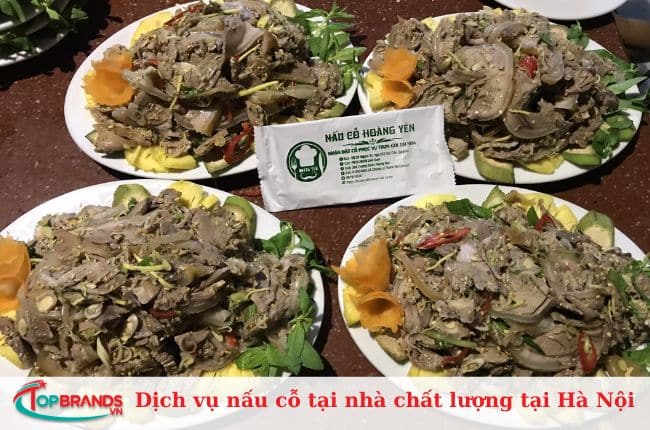 Nấu cỗ Hoàng Yến