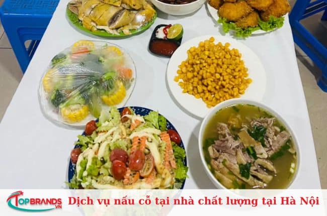 Nấu cỗ Thu Hương