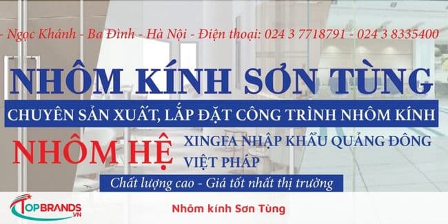 Nhôm kính Sơn Tùng