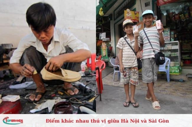 Điểm khác nhau thú vị giữa Hà Nội và Sài Gòn