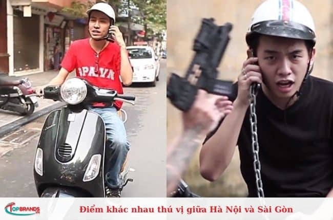 Điểm khác nhau thú vị giữa Hà Nội và Sài Gòn