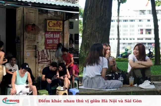 Điểm khác nhau thú vị giữa Hà Nội và Sài Gòn