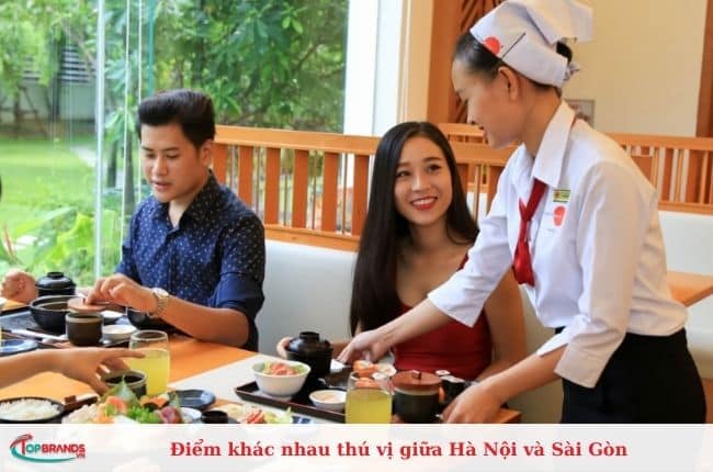 Điểm khác nhau thú vị giữa Hà Nội và Sài Gòn