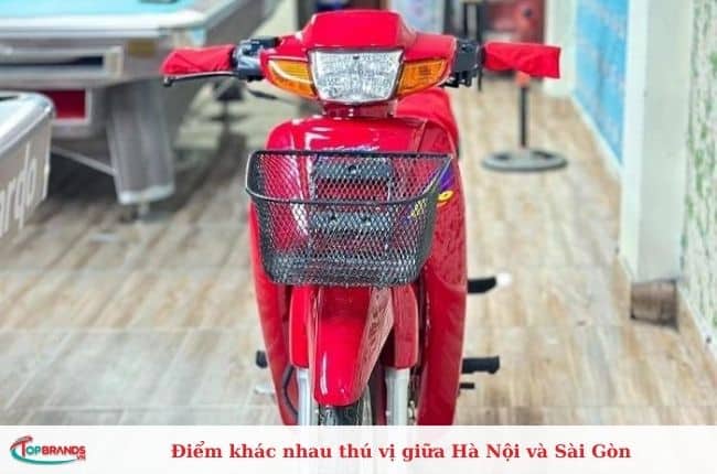 Điểm khác nhau thú vị giữa Hà Nội và Sài Gòn