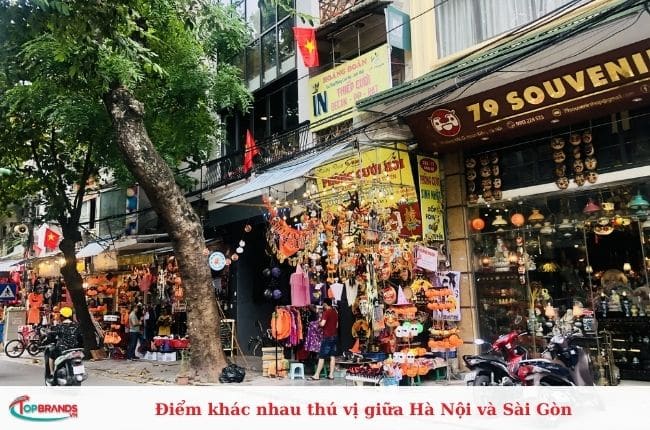 Điểm khác nhau thú vị giữa Hà Nội và Sài Gòn