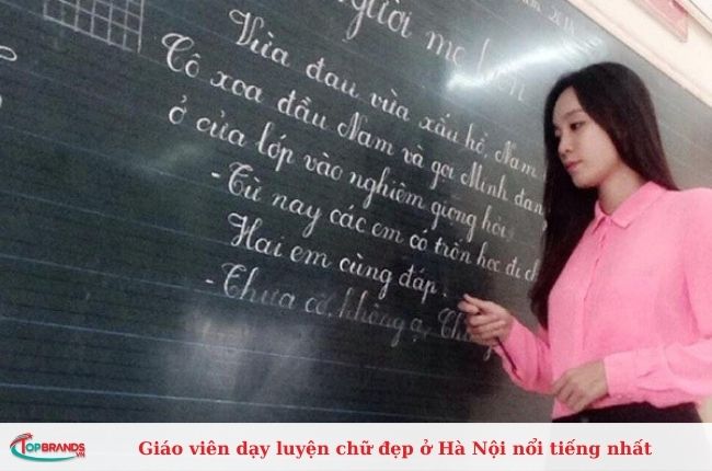 Giáo viên dạy luyện chữ đẹp ở Hà Nội nổi tốt nhất