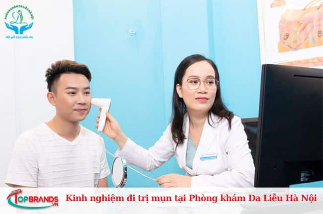 Kinh nghiệm trị mụn tại phòng khám Da liễu Hà Nội