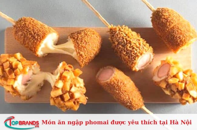 Hotdog phô mai Hàn Quốc