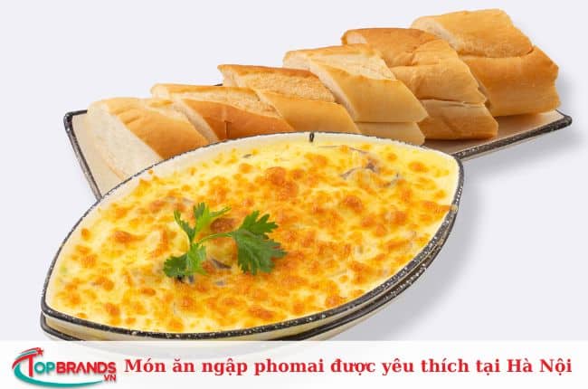 Món ăn ngập phomai ở Hà Nội siêu hấp dẫn