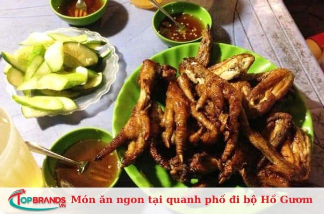 Chân gà nướng