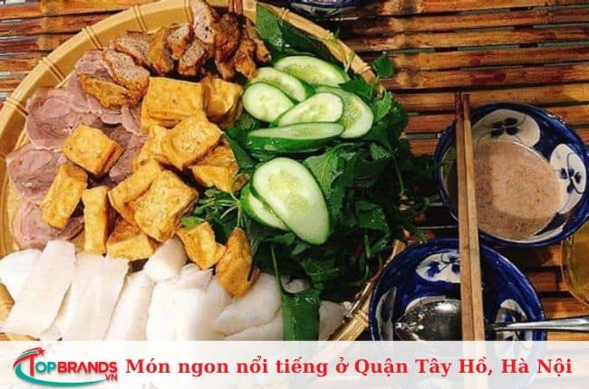 Bún đậu nắm tôm