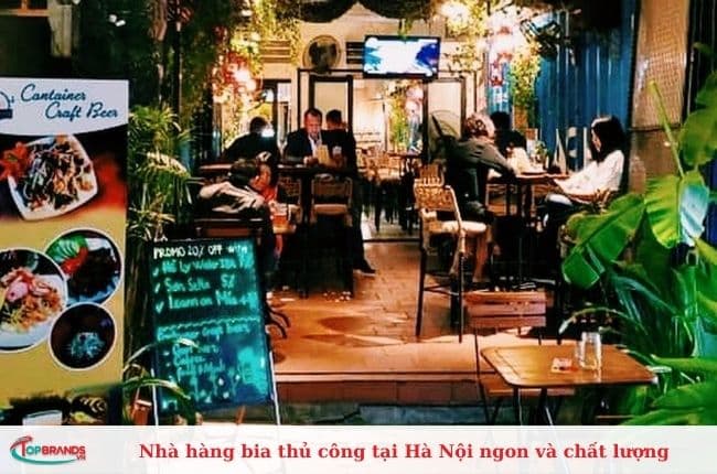 Nhà hàng bia thủ công chất lượng tại Hà Nội