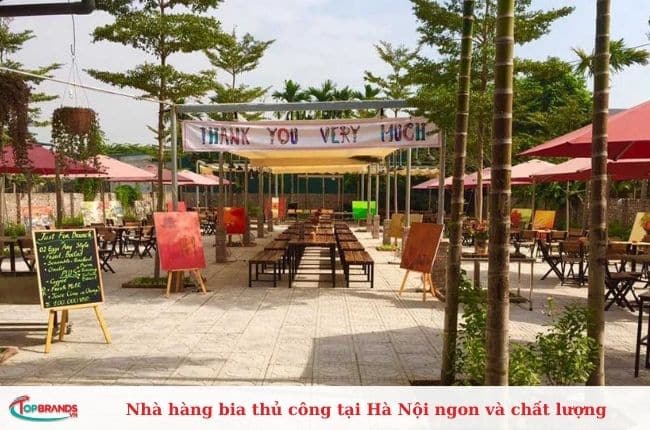 Địa điểm nhà hàng bia thủ công ngon nhất tại Hà Nội