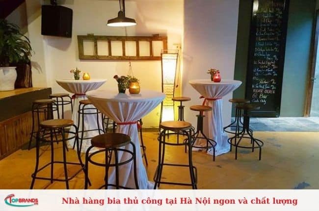 Nhà hàng bia thủ công nổi tiếng ở Hà Nội